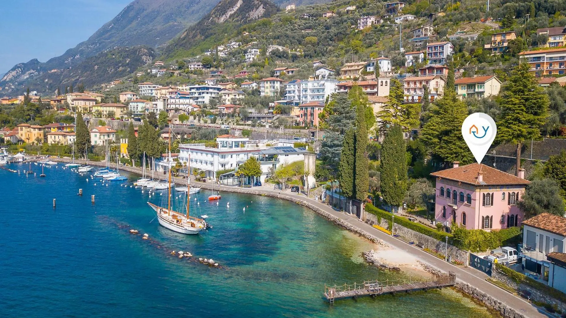 Villa Schlosser Lake Front & Private Pool Malcesine